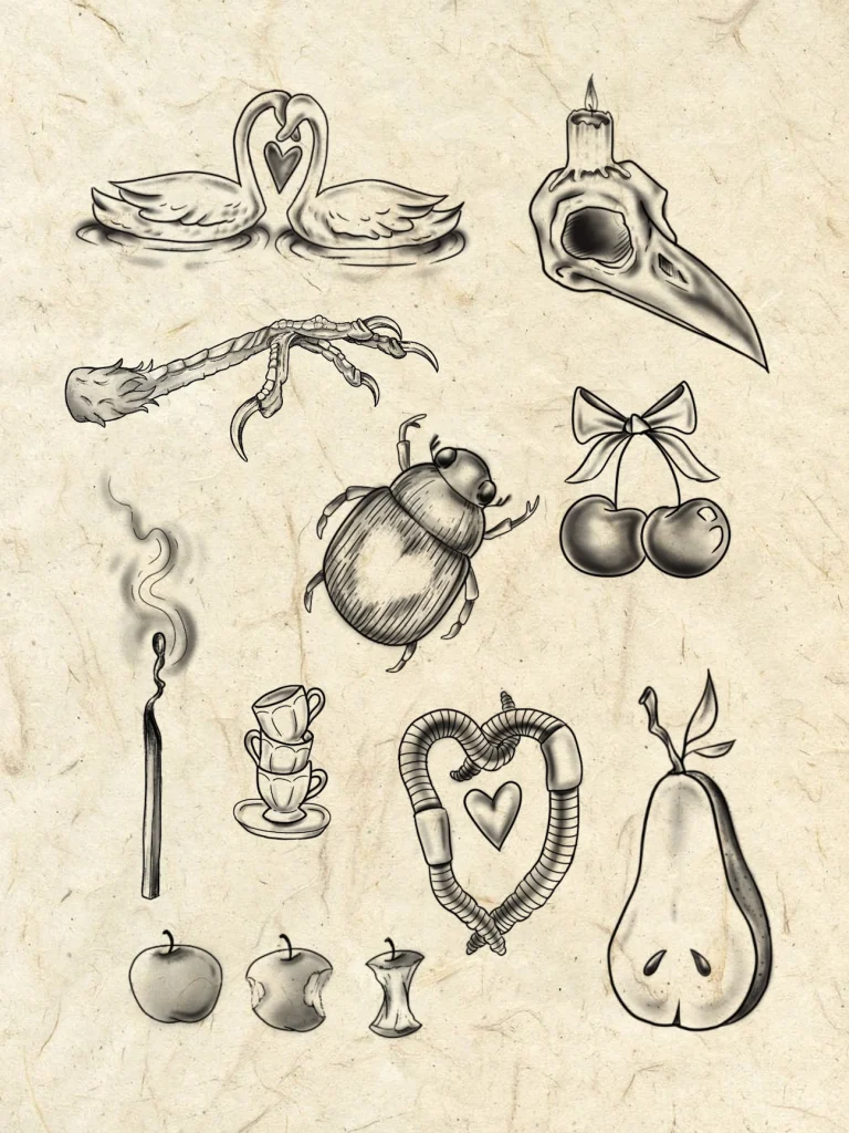 Bugs-blackandgrey-skull