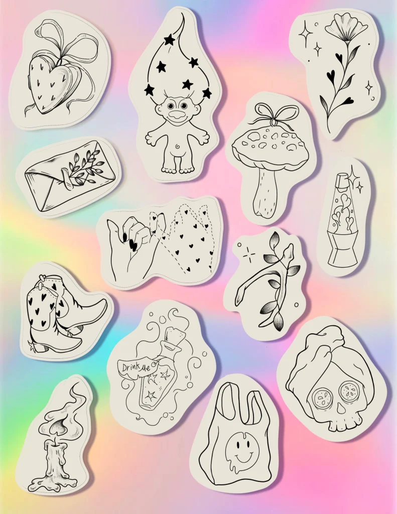 Cutesy-best-friend-matching-tattoos