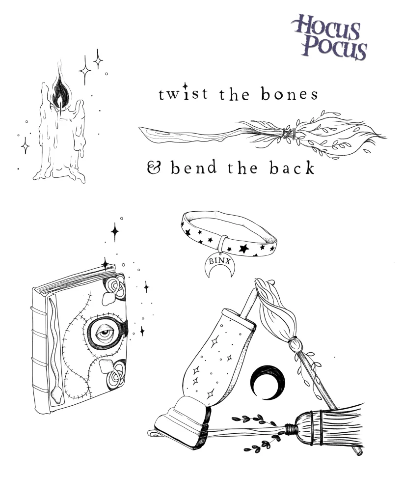 Hocus-Pocus-Halloween-tattoo-flash